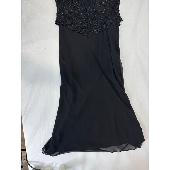 Jkara Beaded Gown Floor Length Mother-of-the-Bride Dress - Women's Size 12 - Picture 9 of 11